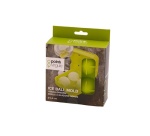 Plat / moule Point Virgule Moule à glaçons en silicone pour 4 boules vert Ø 4.5cm