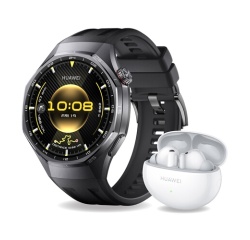 Montre connectée Huawei WATCH GT6 PRO 46MM NOIR+FREEBUDS 6I BLANCS