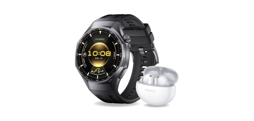 Montre connectée Huawei WATCH GT6 PRO 46MM NOIR+FREEBUDS 6I BLANCS