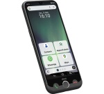 Smartphone Doro Pack seniors Aurora A30 graphite avec etui de protection noir + film de protection en verre trempé