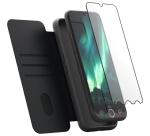 Smartphone Doro Pack seniors Aurora A10 graphite avec etui de protection noir + film de protection en verre trempé