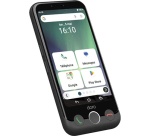 Smartphone Doro Pack seniors Aurora A10 graphite avec etui de protection noir + film de protection en verre trempé