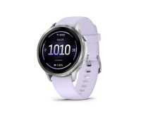 Montre connectée Garmin Venu 4 griset silver - bracelet silicone pervenche - 41mm