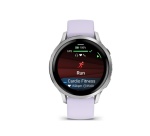 Montre connectée Garmin Venu 4 griset silver - bracelet silicone pervenche - 41mm