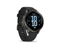 Montre connectée Garmin Venu 4 noir et gray- bracelet silicone noir - 41mm