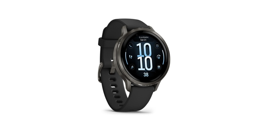 Montre connectée Garmin Venu 4 noir et gray- bracelet silicone noir - 41mm