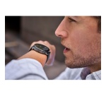 Montre connectée Garmin Venu 4 noir et silver - bracelet silicone gris - 45mm