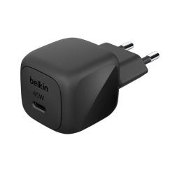 Chargeur pour téléphone mobile Belkin secteur USB-C 45W, noir.