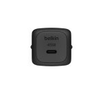 Chargeur pour téléphone mobile Belkin secteur USB-C 45W, noir.