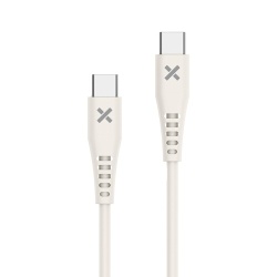 Câble téléphone portable Wefix USB-C vers USB-C 1M beige