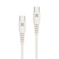 Câble téléphone portable Wefix USB-C vers USB-C 1M beige