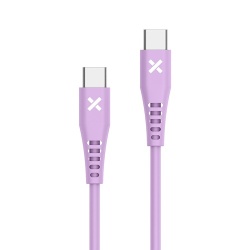Câble téléphone portable Wefix USB-C vers USB-C 1M Violet
