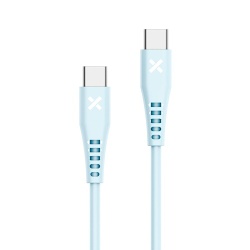 Câble téléphone portable Wefix USB-C vers USB-C 1M bleu