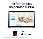 PC portable Samsung Galaxy Book4 Edge 15,6" Copilot+ Snapdragon X 16 Go RAM 512 Go SSD Gris glacier