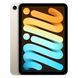 iPad Apple Mini 8,3" Puce A15 Bionic 256 Go Lumière stellaire 5G 6ème Génération 2021 Reconditionné