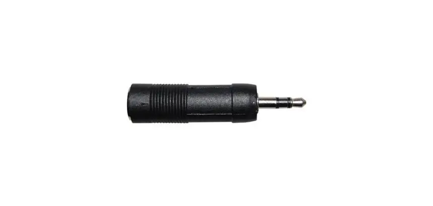 Câble et Connectique Diffusion Adaptateur Jack 6.35mm femelle Jack 3.5mm mâle