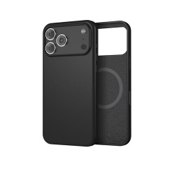 Coque et étui téléphone mobile Wefix Silicone MagSafe Noir pour iPhone 17 Pro