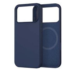 Coque et étui téléphone mobile Wefix Silicone MagSafe Bleu pour iPhone 17 Pro Max