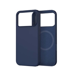 Coque et étui téléphone mobile Wefix Silicone MagSafe Bleu pour iPhone 17 Pro