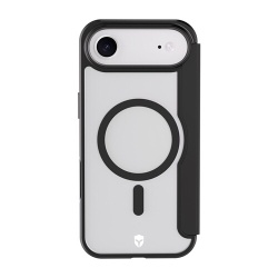 Coque et étui téléphone mobile Forcecase Folio MagSafe GRS Noir pour iPhone 17 Air