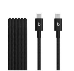 Câble téléphone portable Beats USB-C vers USB-C 1.5 m Noir pour iPhone