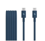 Câble téléphone portable Beats USB-C vers USB-C 1.5 m Bleu pour iPhone