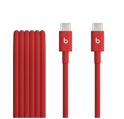Câble téléphone portable Beats USB-C vers USB-C 1.5 m Rouge pour iPhone
