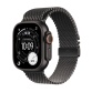 Apple watch Apple Watch Ultra 3 GPS + Cellular 49mm Boitier en Titane Noir avec Bracelet Milanais Titane Noir - Small