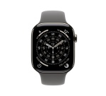 Apple watch Apple Watch Series 11 GPS + Cellular 42mm Boitier en Titane Naturel avec Bracelett Sport Gris Minéral - S/M