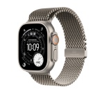Apple watch Apple Watch Ultra 3 GPS + Cellular 49mm Boitier en Titane Naturel avec Bracelet Milanais Titane Naturel - Large