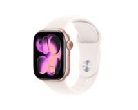 Apple watch Apple Watch Series 11 GPS + Cellular 42mm Boitier en Aluminium Or Rose avec Bracelet Sport Rose Tendre - S/M