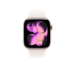 Apple watch Apple Watch Series 11 GPS + Cellular 42mm Boitier en Aluminium Or Rose avec Bracelet Sport Rose Tendre - S/M