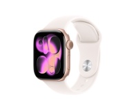 Apple watch Apple Watch Series 11 GPS 42mm Boitier en Aluminium Or Rose avec Bracelet Sport Rose Tendre - S/M