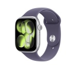 Apple watch Apple Watch Series 11 GPS + Cellular 46mm Boitier en Aluminium Argent avec Bracelet Sport Brume Violette - M/L
