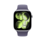 Apple watch Apple Watch Series 11 GPS + Cellular 46mm Boitier en Aluminium Argent avec Bracelet Sport Brume Violette - M/L