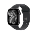 Apple watch Apple Watch Series 11 GPS + Cellular 46mm Boitier en Aluminium Noir de Jais avec Bracelet Sport Noir - M/L