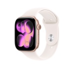 Apple watch Apple Watch Series 11 GPS 46mm Boitier en Aluminium Or Rose avec Bracelet Sport Rose Tendre - S/M