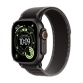 Apple watch Apple Watch Ultra 3 GPS + Cellular 49mm Boitier en Titane Noir avec Boucle Trail Noir/Charbon - S/M