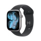 Apple watch Apple Watch Series 11 GPS + Cellular 46mm Boitier en Aluminium Gris Sidéral avec Bracelet Sport Noir - M/L