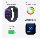 Apple watch Apple Watch SE 3 GPS + Cellular 44mm Boitier en Aluminium Lumiere Stellaire avec Bracelet Sport Lumiere Stellaire - M/L