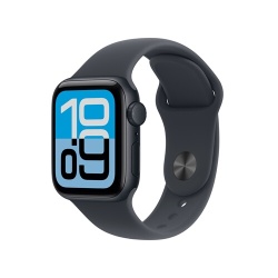 Apple watch Apple Watch SE 3 GPS 40mm Boitier en Aluminium Minuit avec Bracelet Sport Minuit- S/M