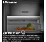 Réfrigérateur congélateur en bas Hisense RB5P410SACC