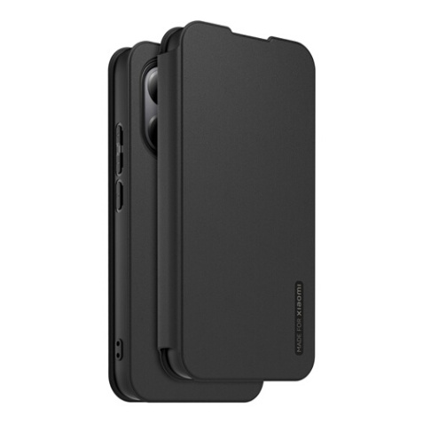 Coque et étui téléphone mobile Made For Xiaomi Folio premium noir pour Xiaomi 15T Pro