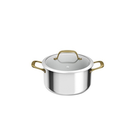 Marmite / Faitout Tefal & Bocuse Faitout Inox 24 cm avec couvercle en verre H8244602