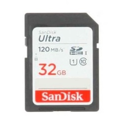 Carte mémoire SD Sandisk SDHC ULTRA 32GO 120Mo/s