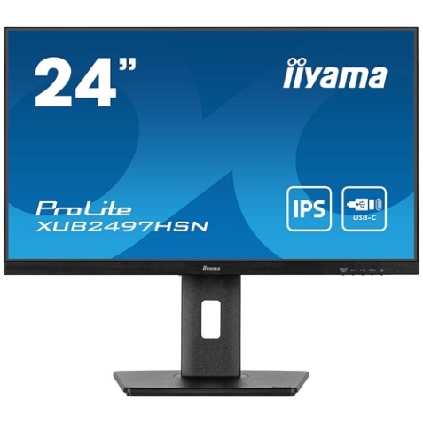 Ecran PC Iiyama ProLite XUB2497HSN-B2 23,8" Full HD Noir mat