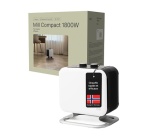Chauffage soufflant Mill Compact 1800W Blanc et Noir