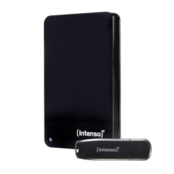 Disque dur externe Intenso 2.5'' PORTABLE HDD 3.0 1TO + USB 32 GB NOIR