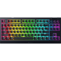 Clavier Razer BlackWidow V4 Tenkeyless HyperSpeed jeu AZERTY sans fil avec Bluetooth integre