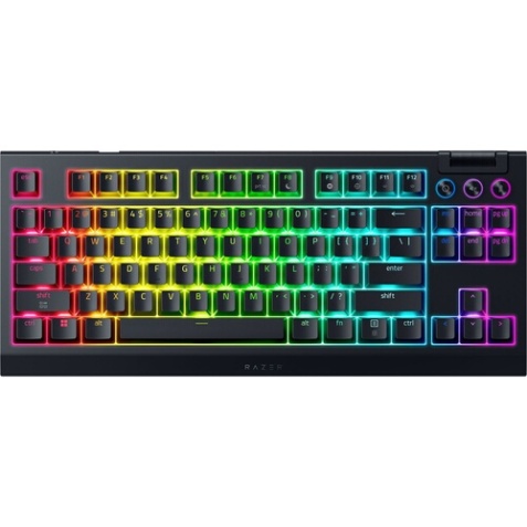Clavier Razer BlackWidow V4 Tenkeyless HyperSpeed jeu AZERTY sans fil avec Bluetooth integre